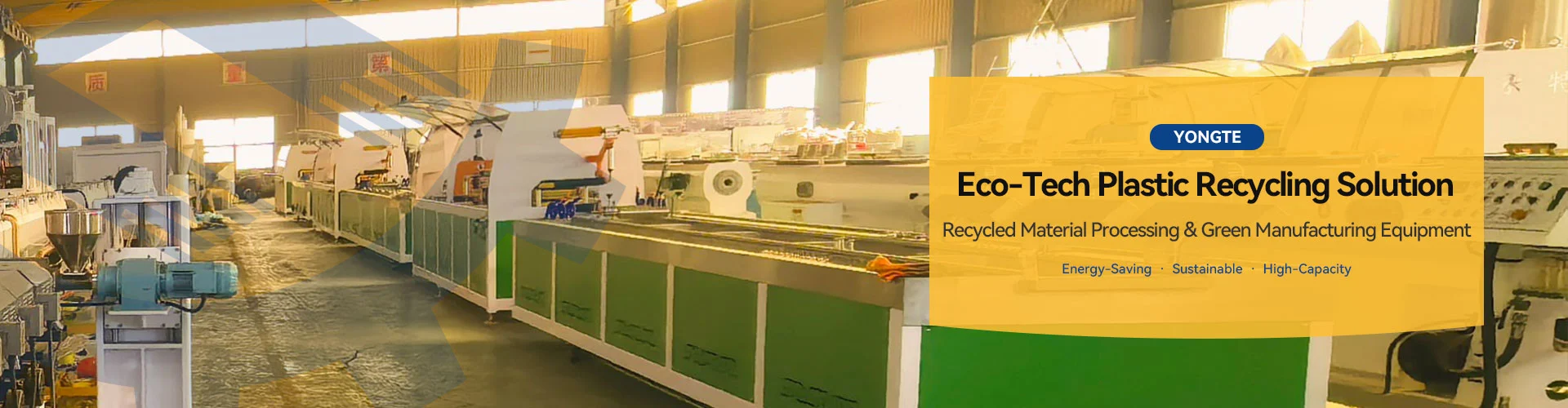 Plastik təkrar emal maşını