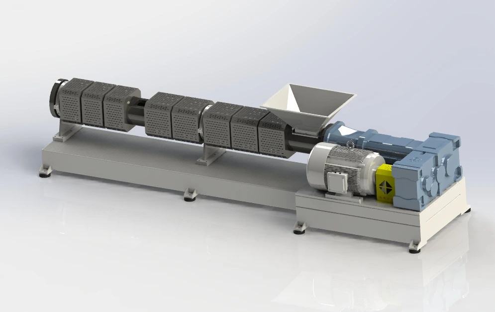 Afrika Müştərisi üçün Cüt Vidalı Plastik Təkrar Ekstruder Sifarişi