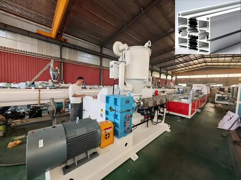 ABS Pəncərə Qapı Profili Maşını