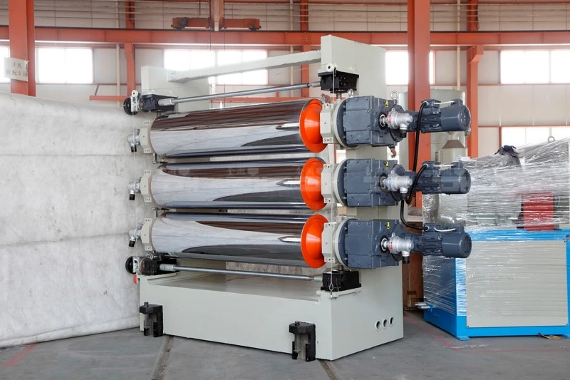 three-roller calendar of PE sheet making machine